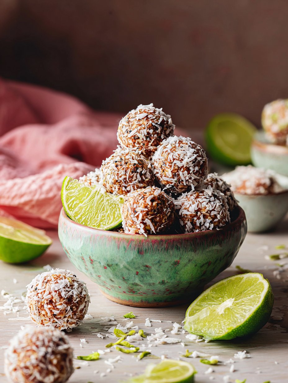 Coconut Lime Energy Bites