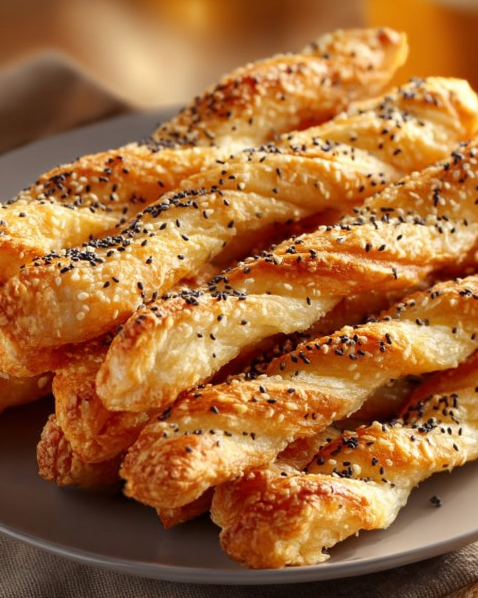 Best Homemade Cheese Straws with Poppy Seeds