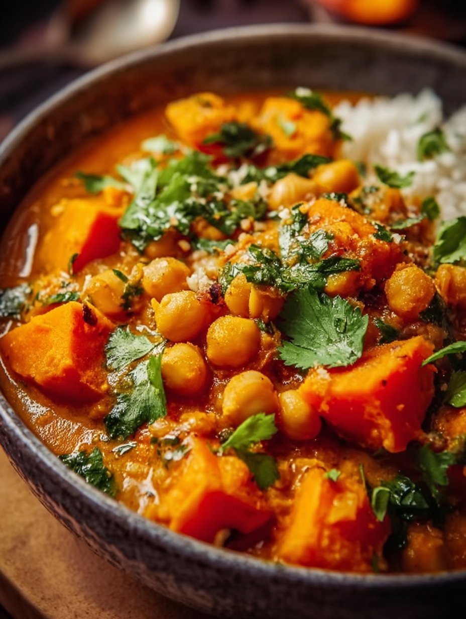 Sweet Potato and Chickpea Curry