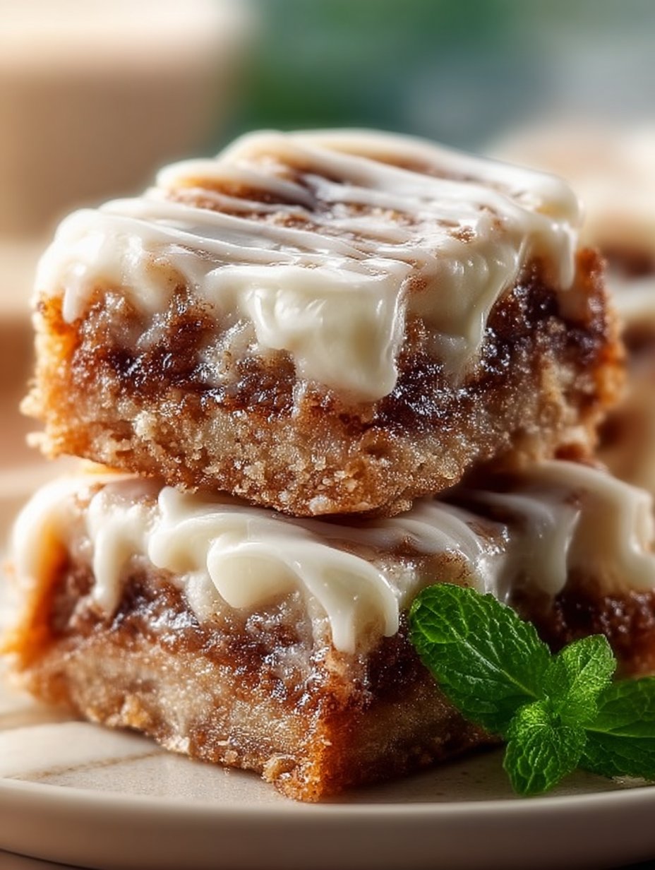 Cinnamon Roll Bliss Bars