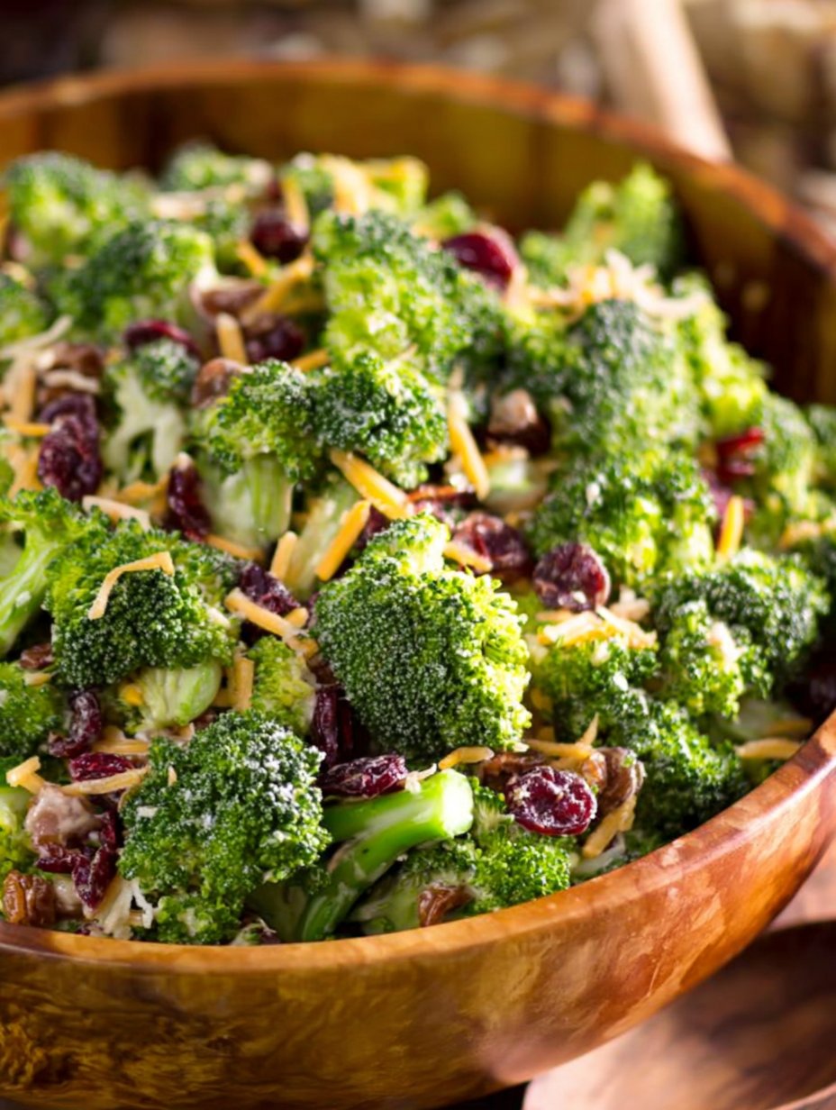 Chilled Broccoli Salad with Fruit