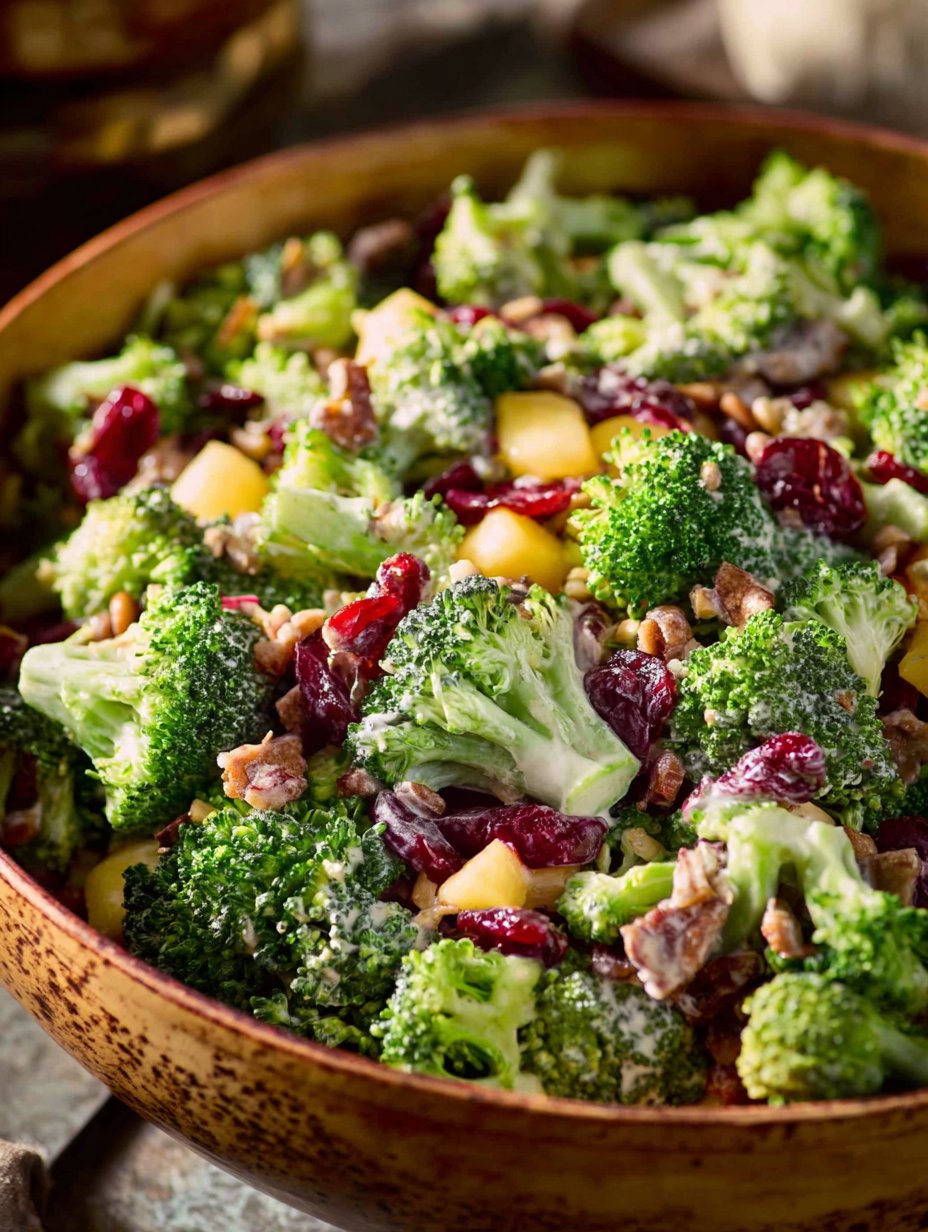 Chilled Broccoli Salad with Fruit