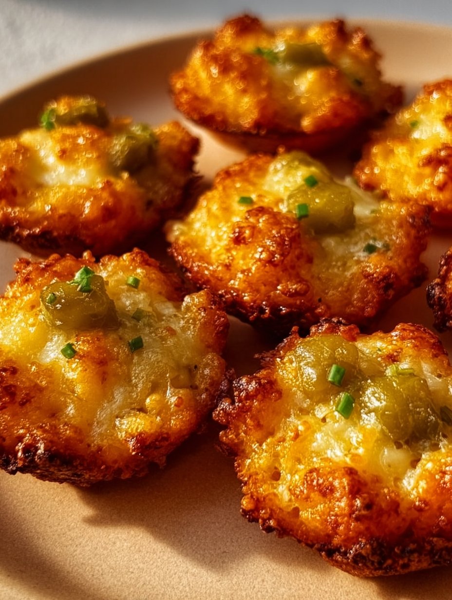 Crispy Pickle Cheese Bites