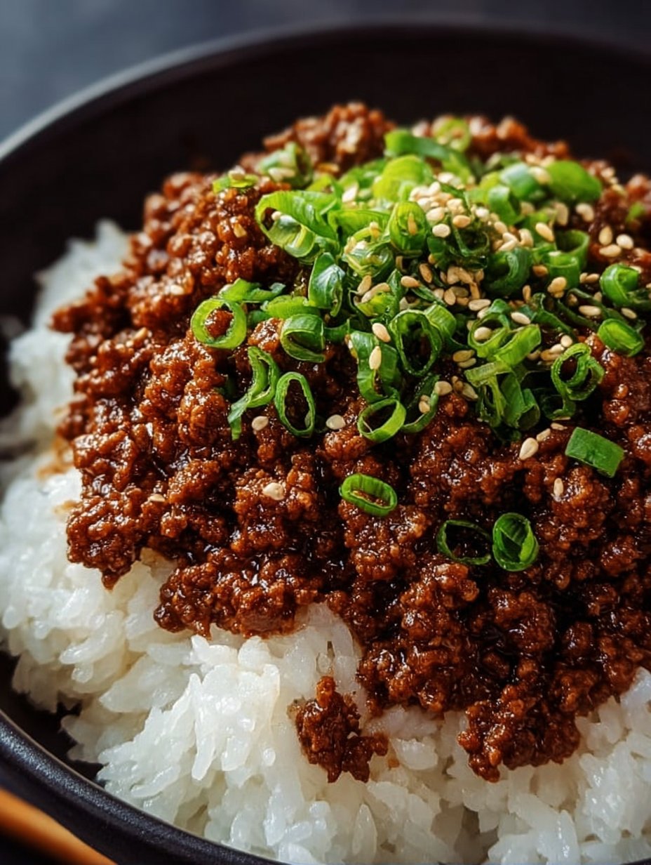 Korean Ground Beef Bowl