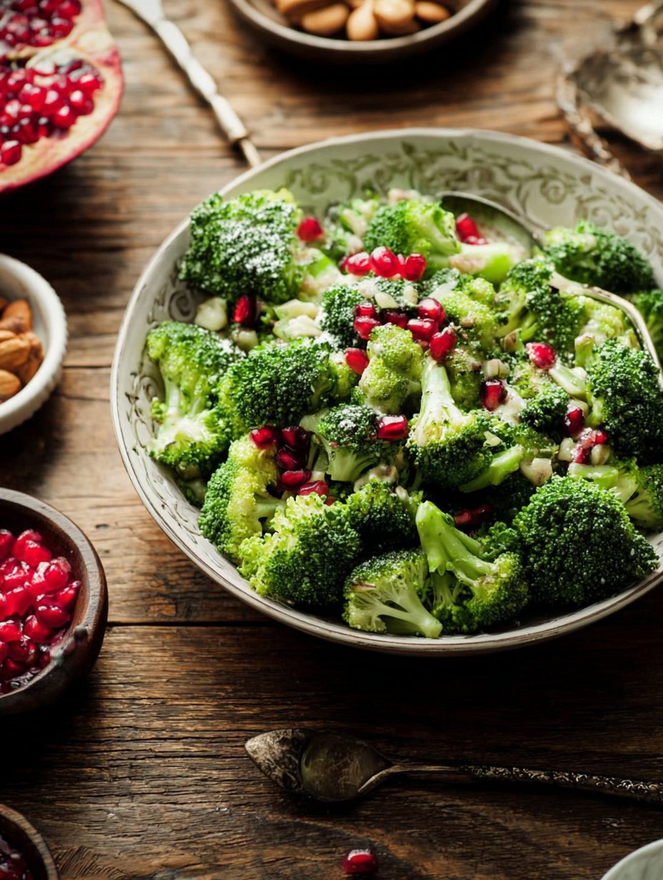 Broccoli Pomegranate Salad
