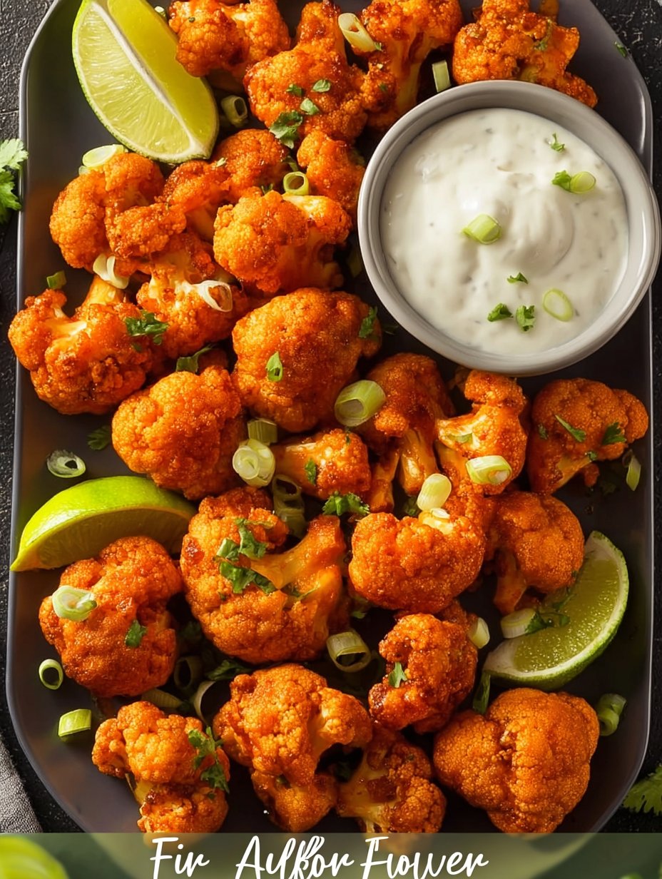 Air Fryer Buffalo Cauliflower Recipe