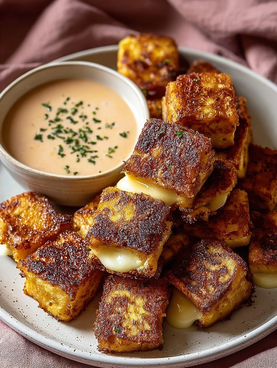 Hawaiian Roll Grilled Cheese sandwich with melty cheese and sweet bread