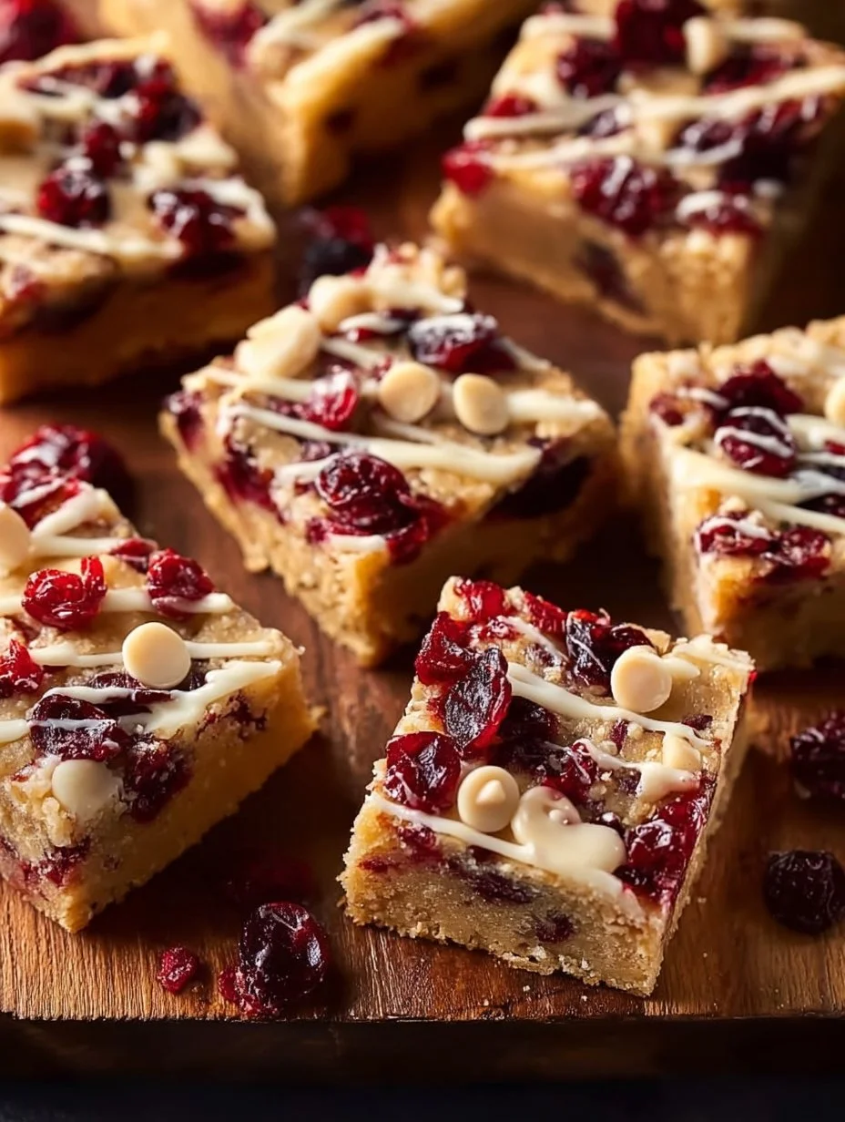 Homemade Starbucks Copycat Cranberry Bliss Bars