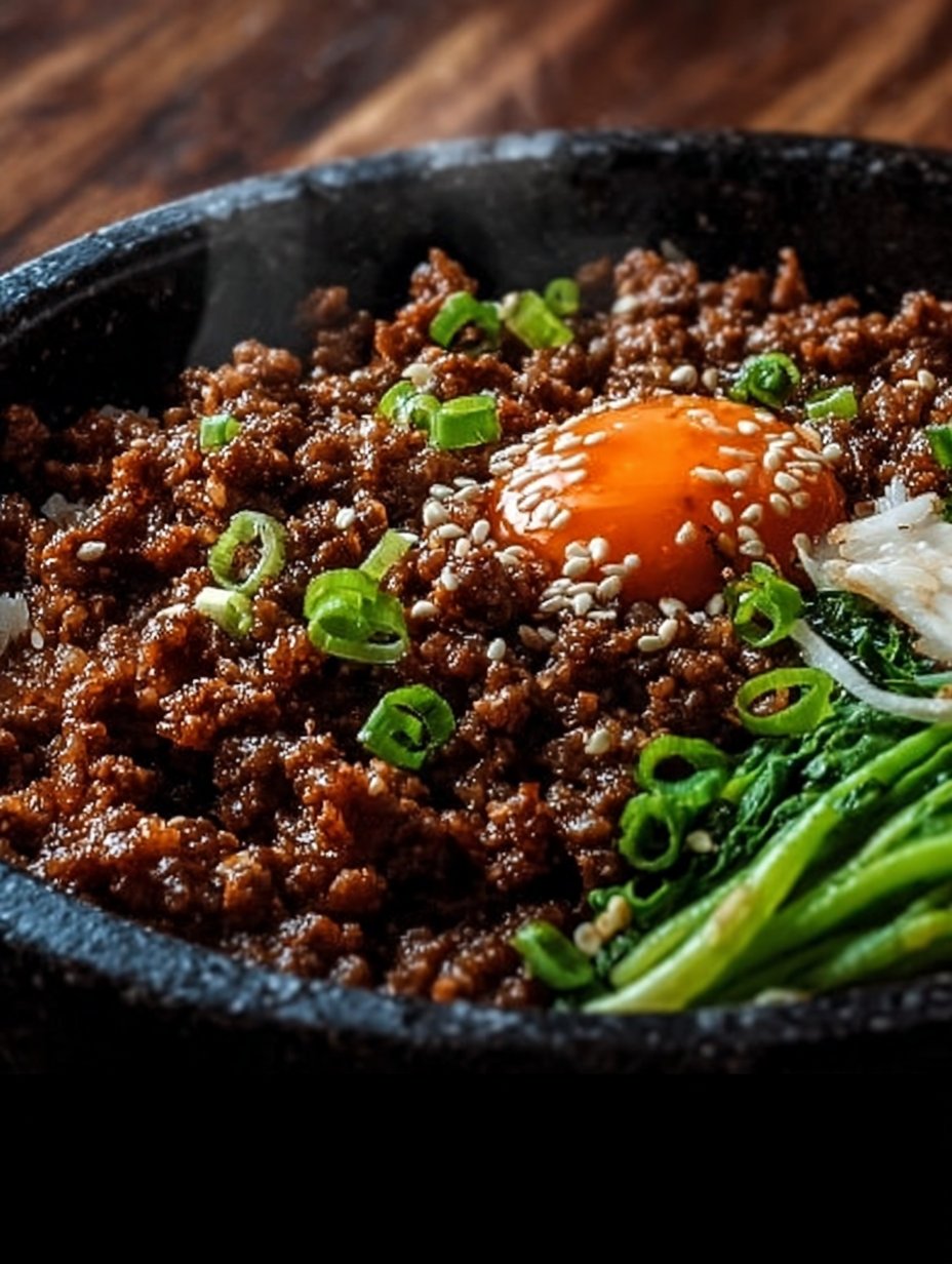 Korean Ground Beef Bowl