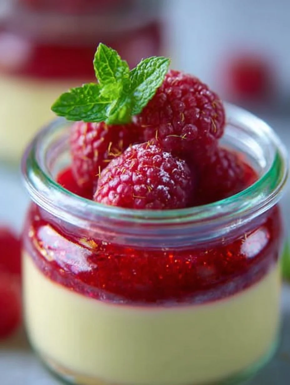 Delicious Lemon Raspberry Fluff dessert in a bowl, topped with fresh raspberries.