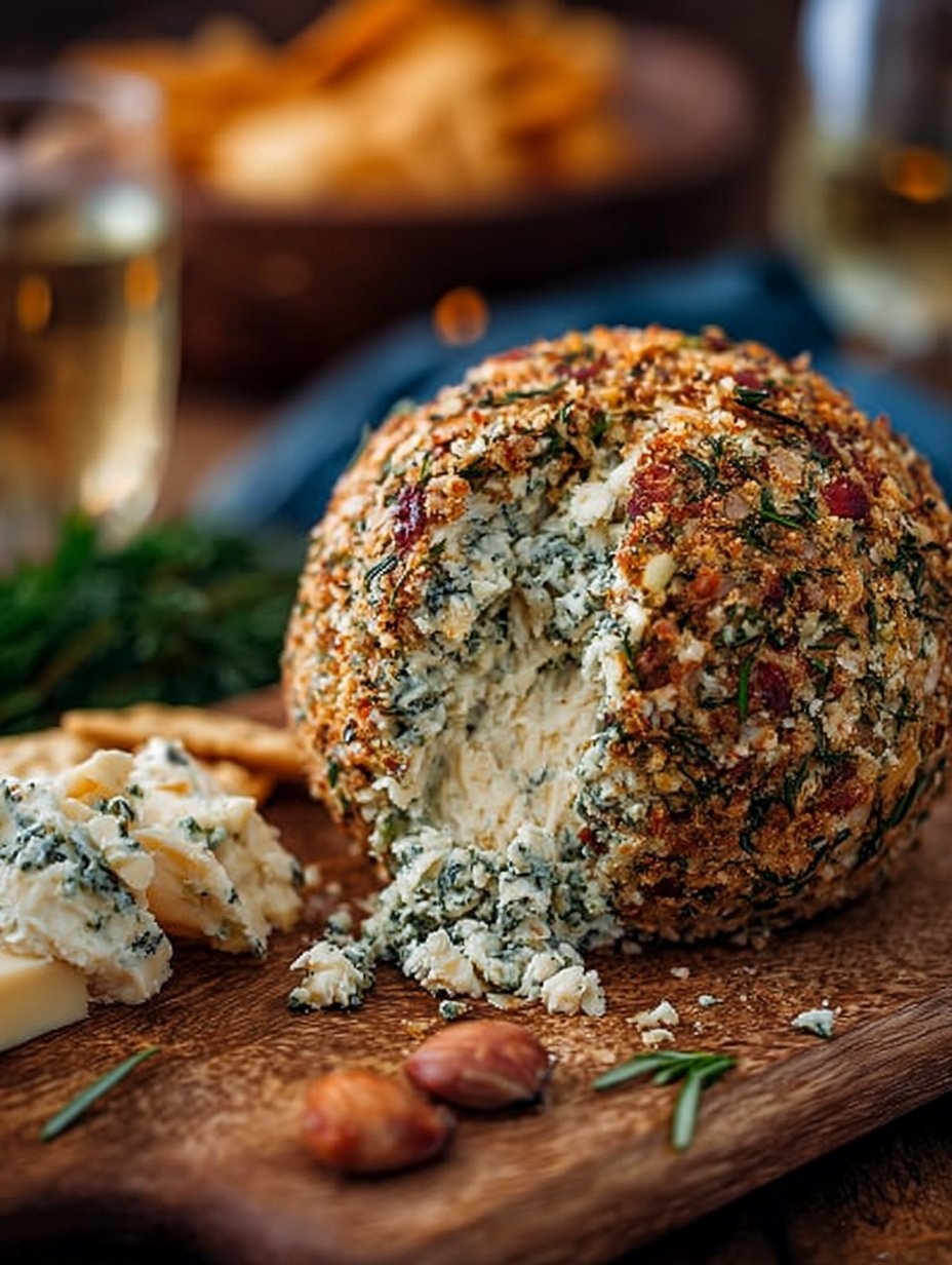 Herb and Garlic Cheese Ball