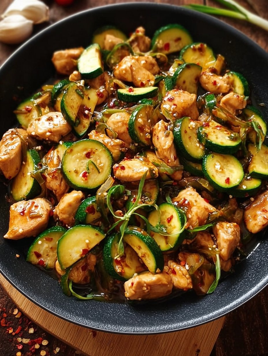Chicken Zucchini Stir Fry