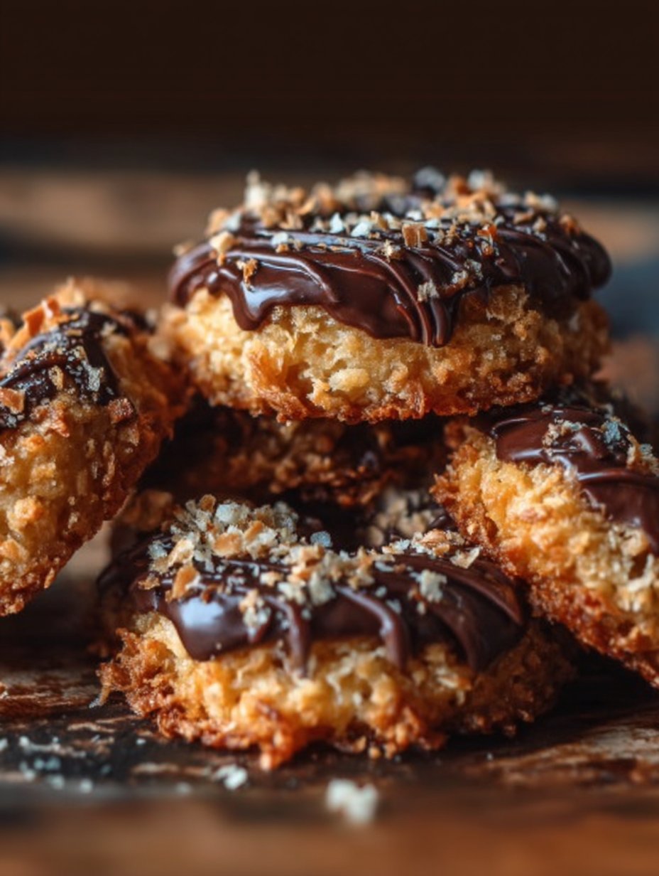 Easy 3-Ingredient Samoa Cookies