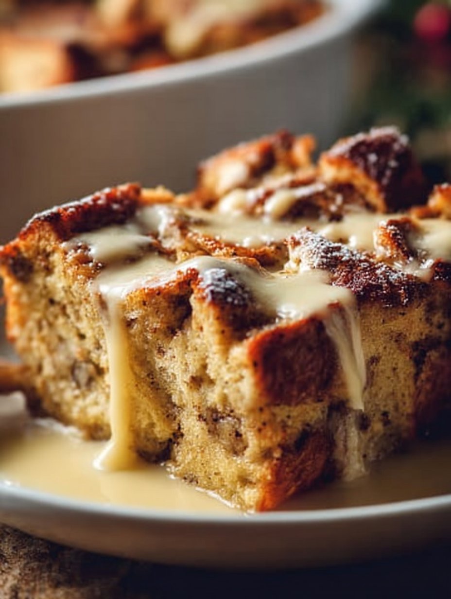 Eggnog Bread Pudding