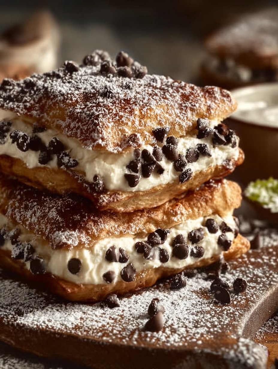 Classic Cannoli Squares