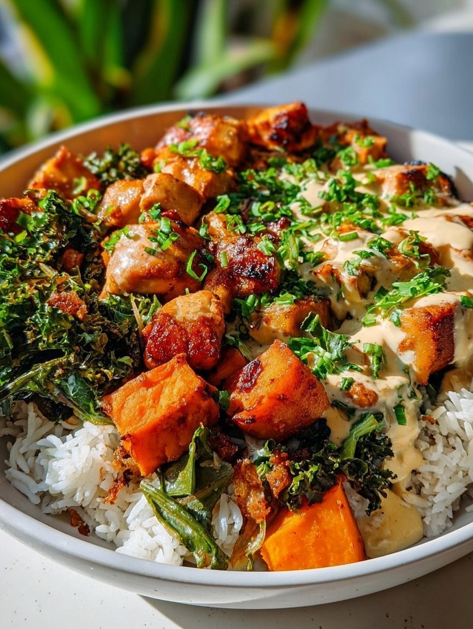 Chicken and Sweet Potato Bowls
