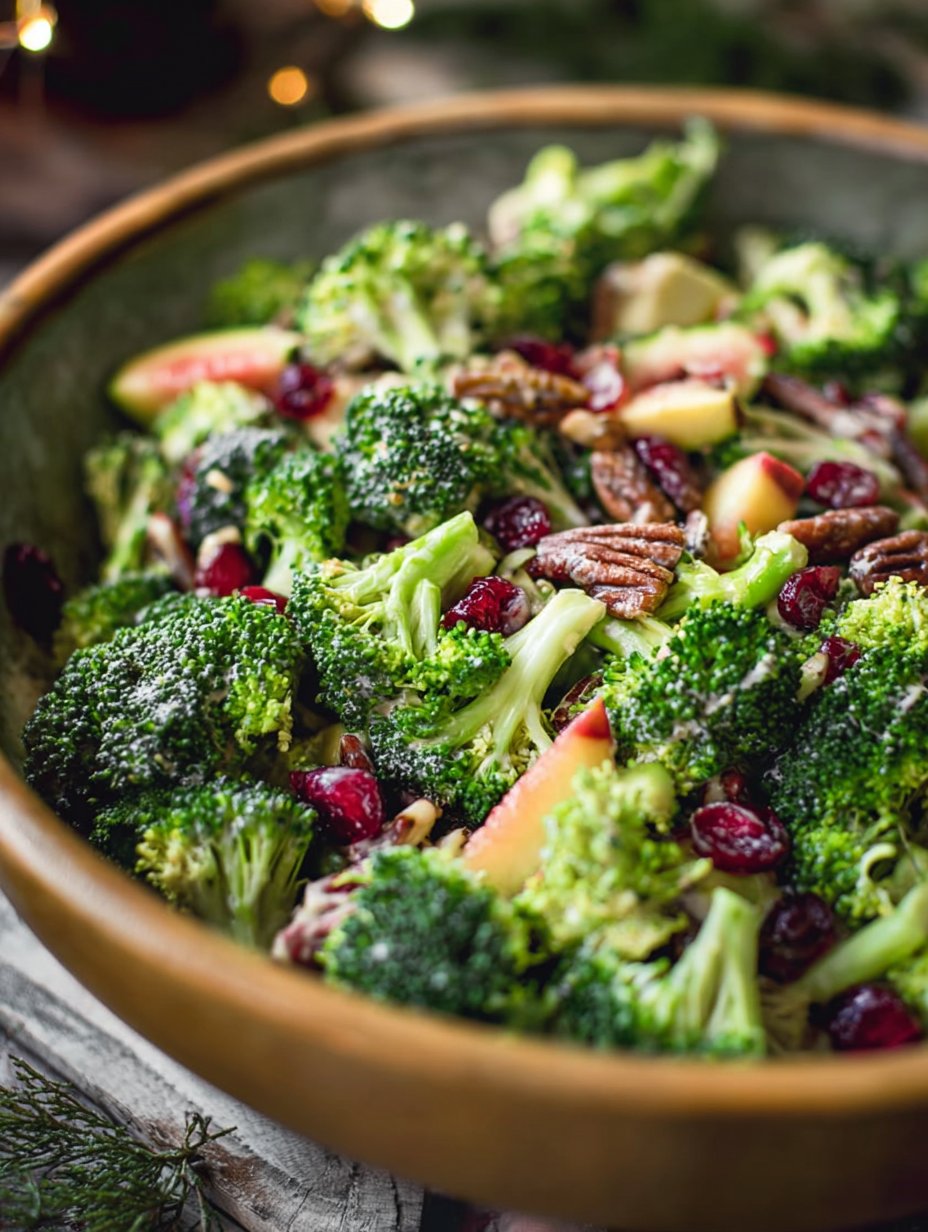 Chilled Broccoli Salad with Fruit