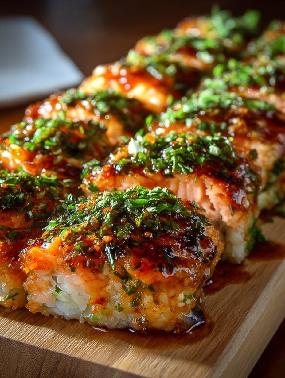 Spicy Salmon Sushi Bake Recipe