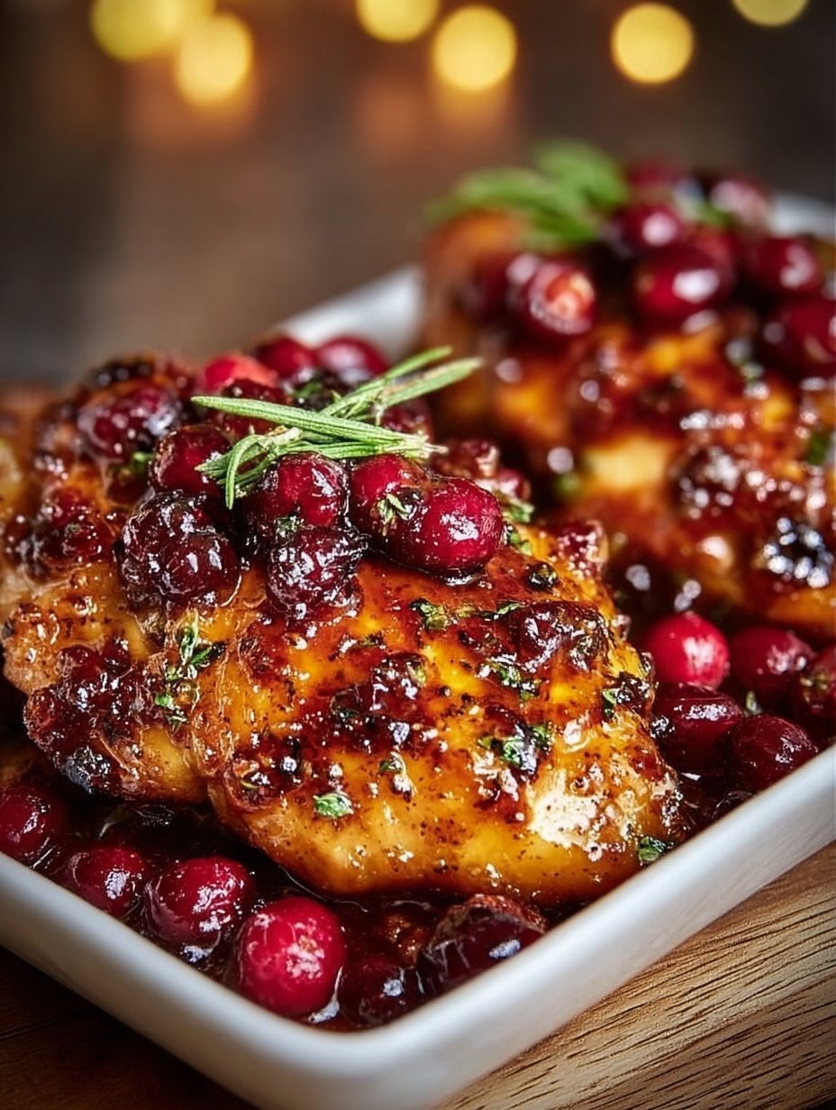 Cranberry Orange Glazed Chicken