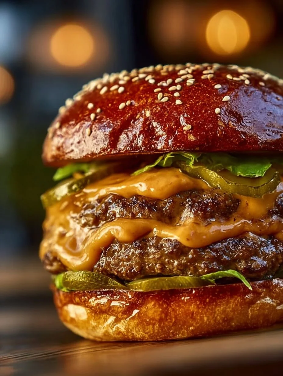 Delicious Smash Burger with fresh toppings and a perfectly seared patty