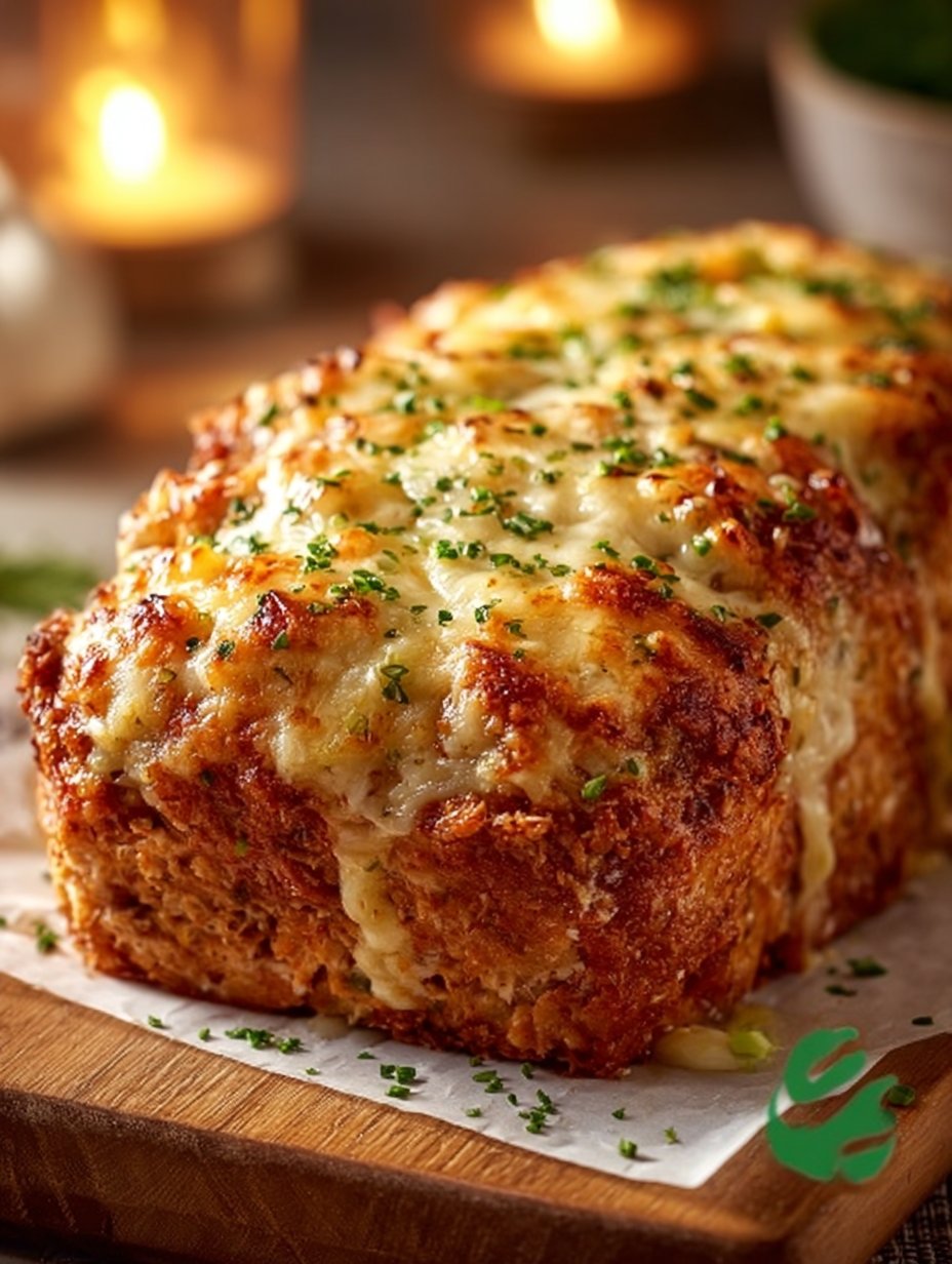 Garlic Parmesan Chicken Loaf