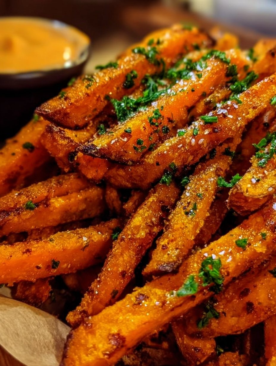 Crispy Oven Baked Sweet Potato Fries