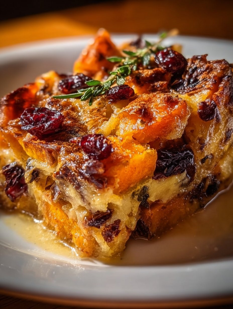Sweet Potato & Cranberry Gratin