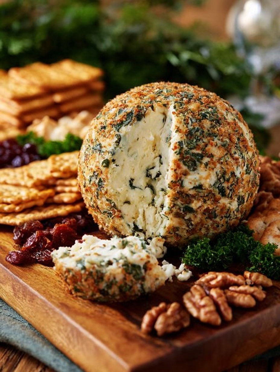 Herb and Garlic Cheese Ball