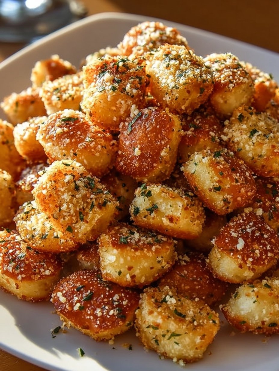 Garlic Parmesan Pretzel Bites