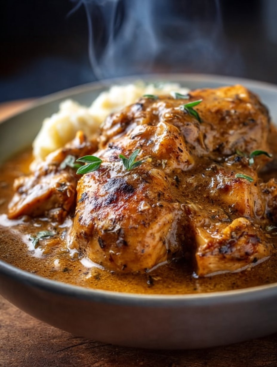 Crockpot Chicken and Gravy