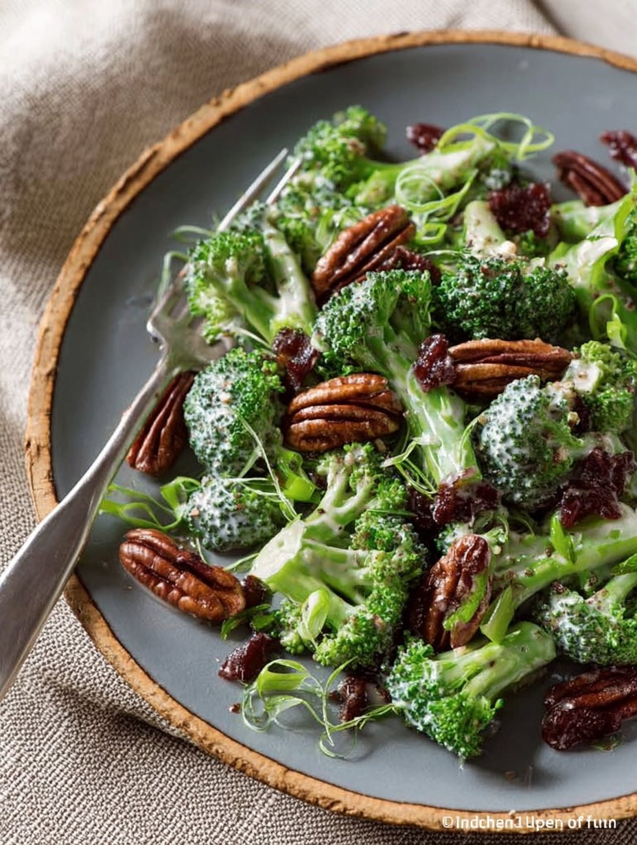 Cranberry Pecan Broccoli Salad