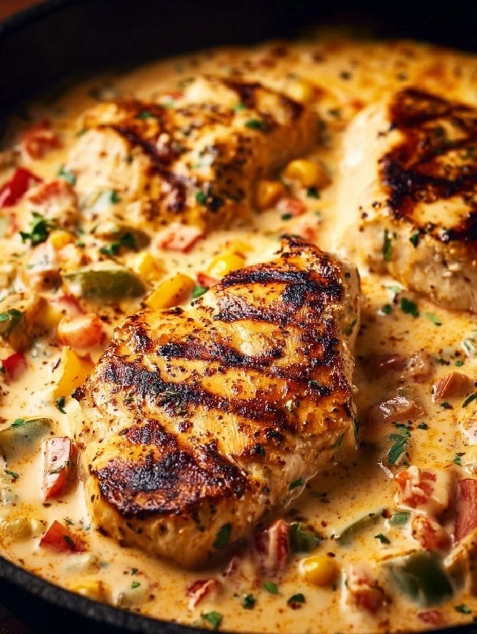Baked Queso Chicken