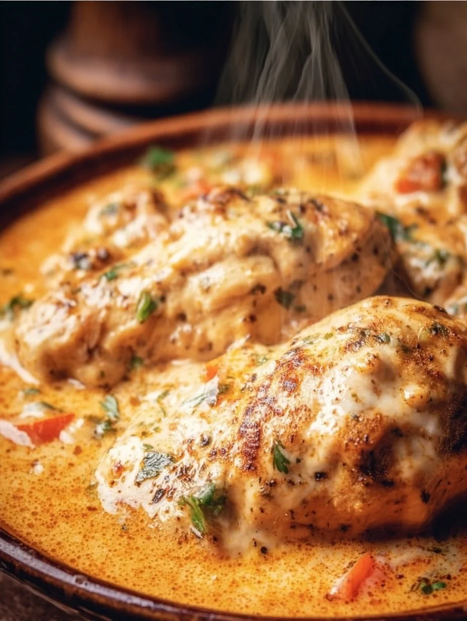 Baked Queso Chicken