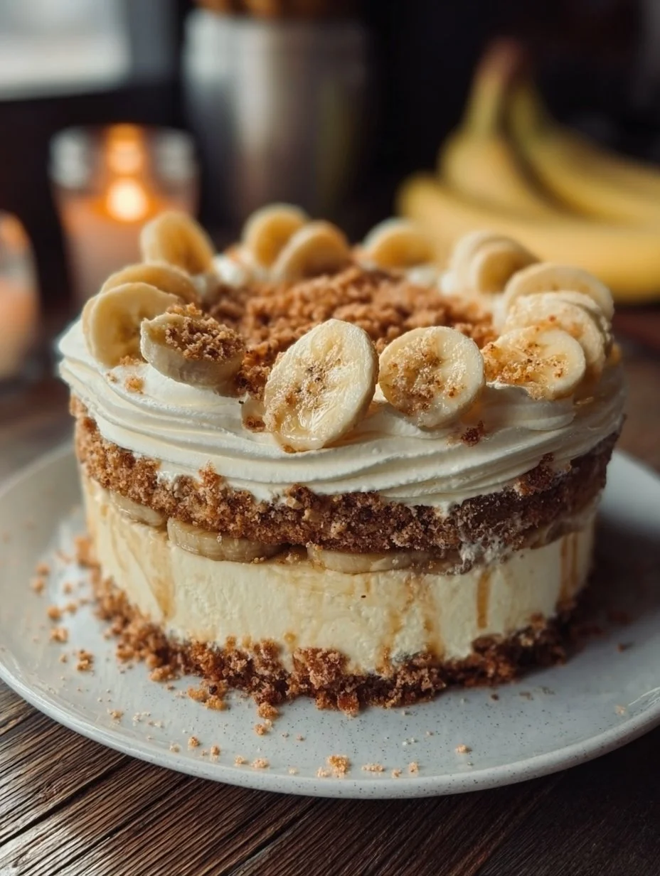 Banana Pudding Cheesecake Cake
