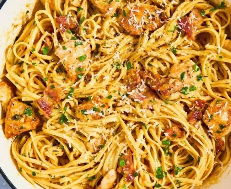 Best-Ever Chicken Carbonara Recipe (Best Pasta Recipes) | Chicken Carbonara Recipe, Healthy Recipes, Chicken Breast Recipes