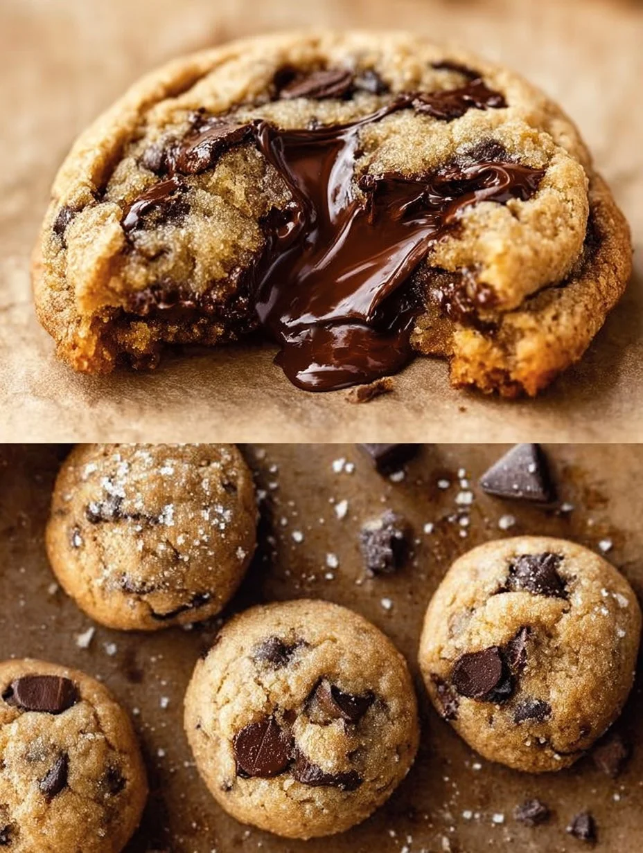 Browned Butter Toffee Chocolate Chip Cookies