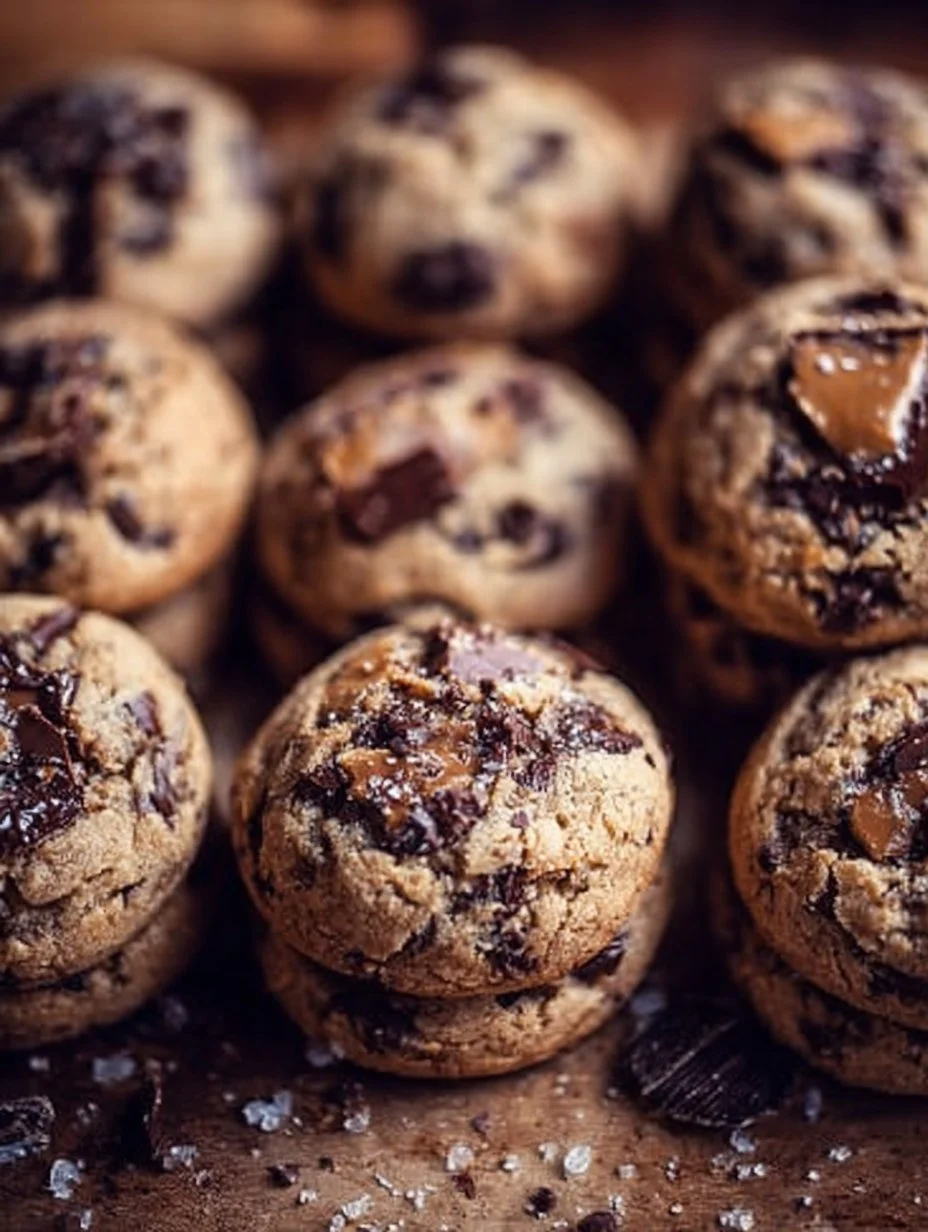 Browned Butter Toffee Chocolate Chip Cookies