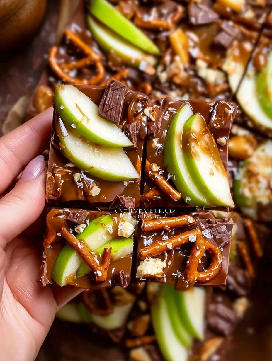 Caramel Apple Bark