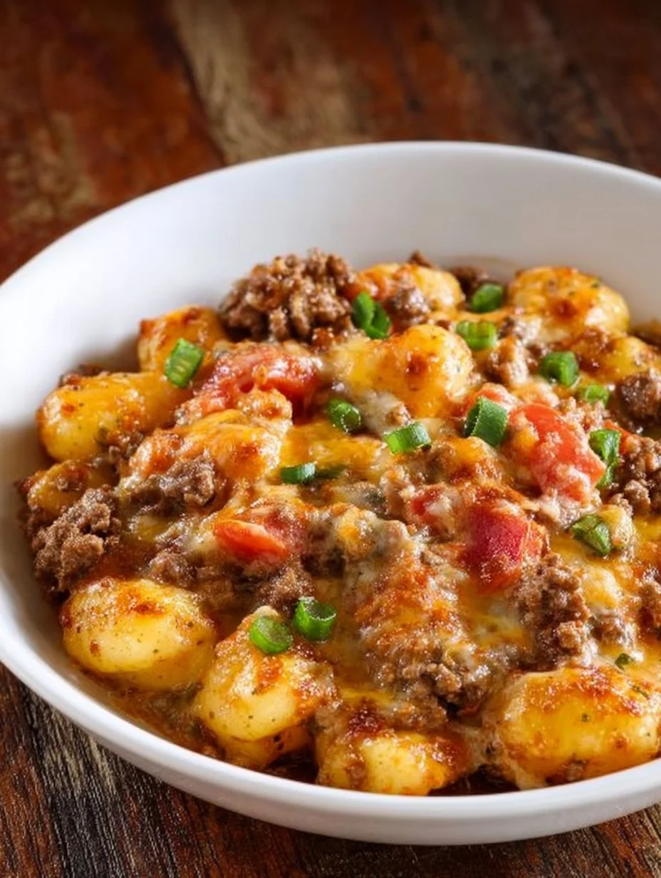 Cheeseburger Gnocchi