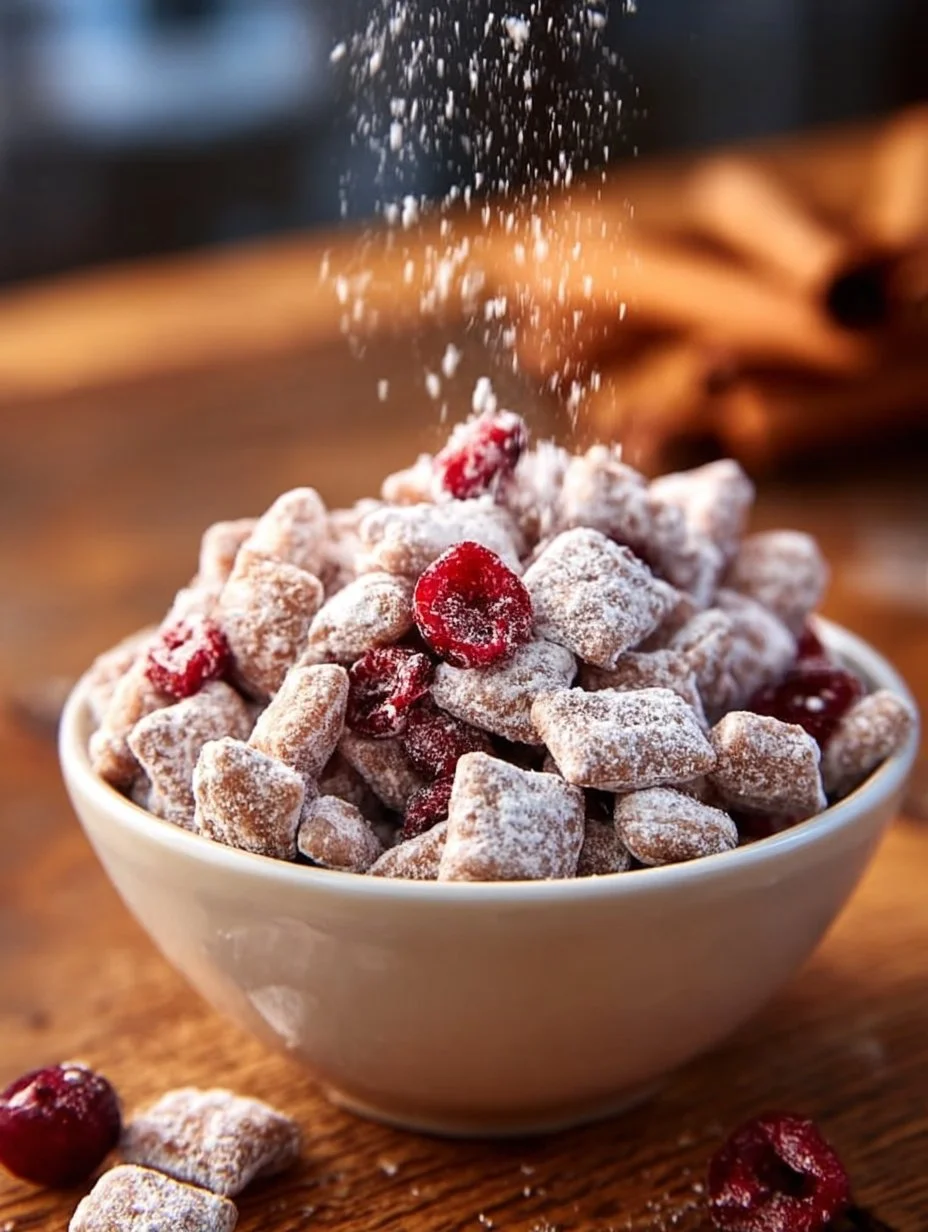 Cherry Cheesecake Puppy Chow