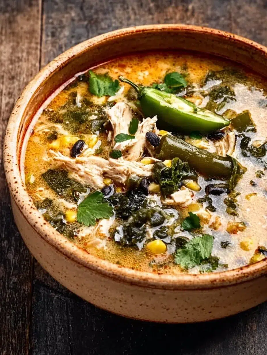 Chicken Poblano Soup