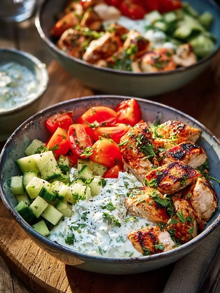 Chicken Tzatziki Bowls