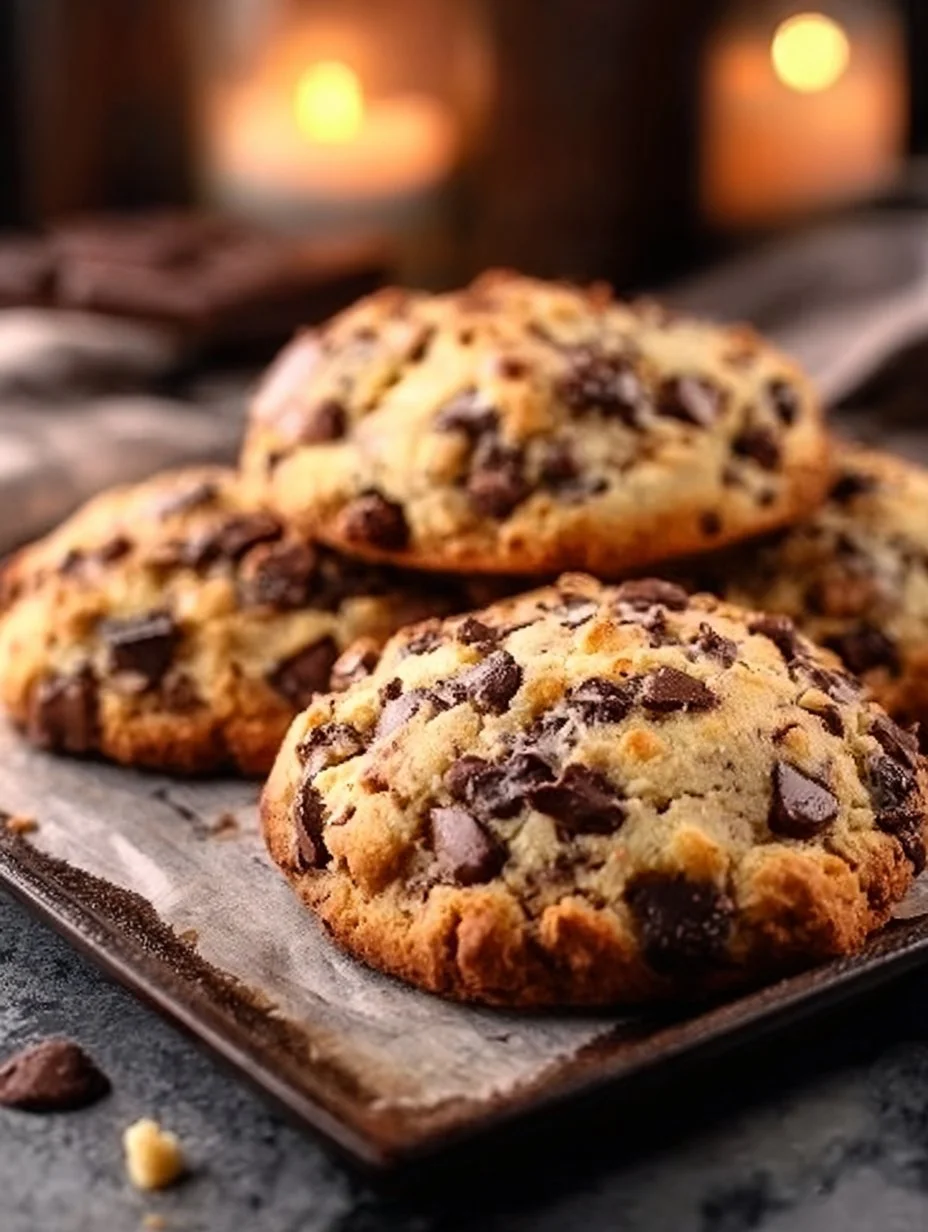 Chocolate Chip and Toffee Shortbread Cookies