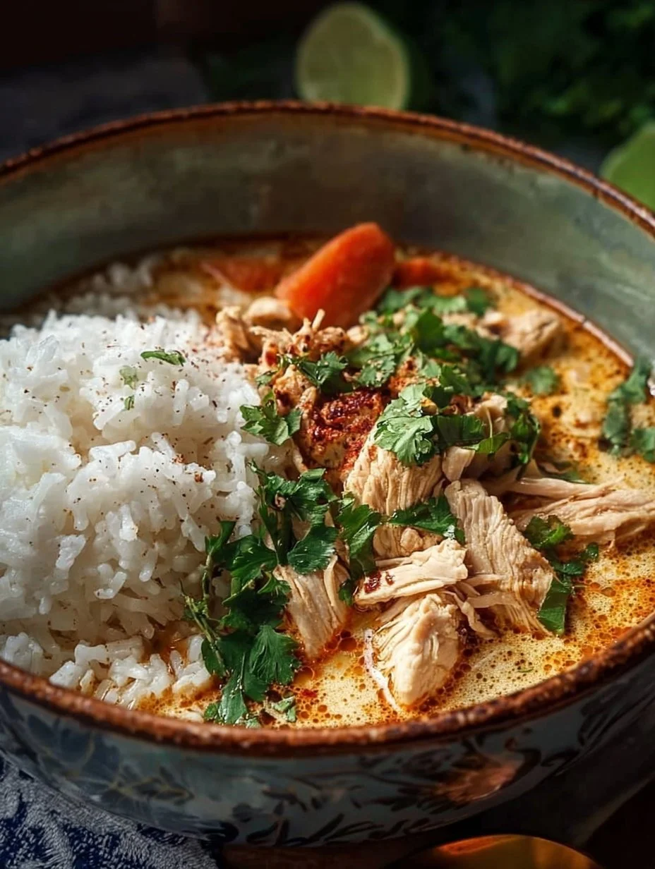 Coconut Chicken Brothy Rice: A Cozy One-Pot Delight!