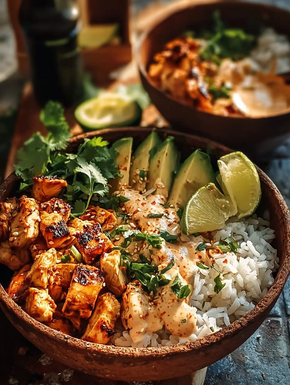 Coconut Chicken Rice Bowl: A Tropical Twist in 20 Minutes