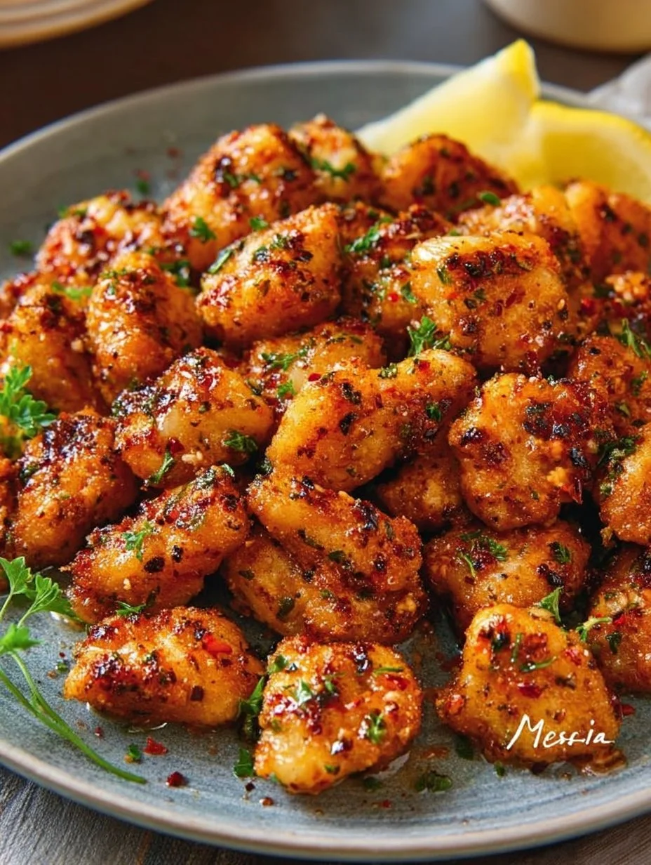 Delicious Cowboy Butter Chicken Bites served on a platter