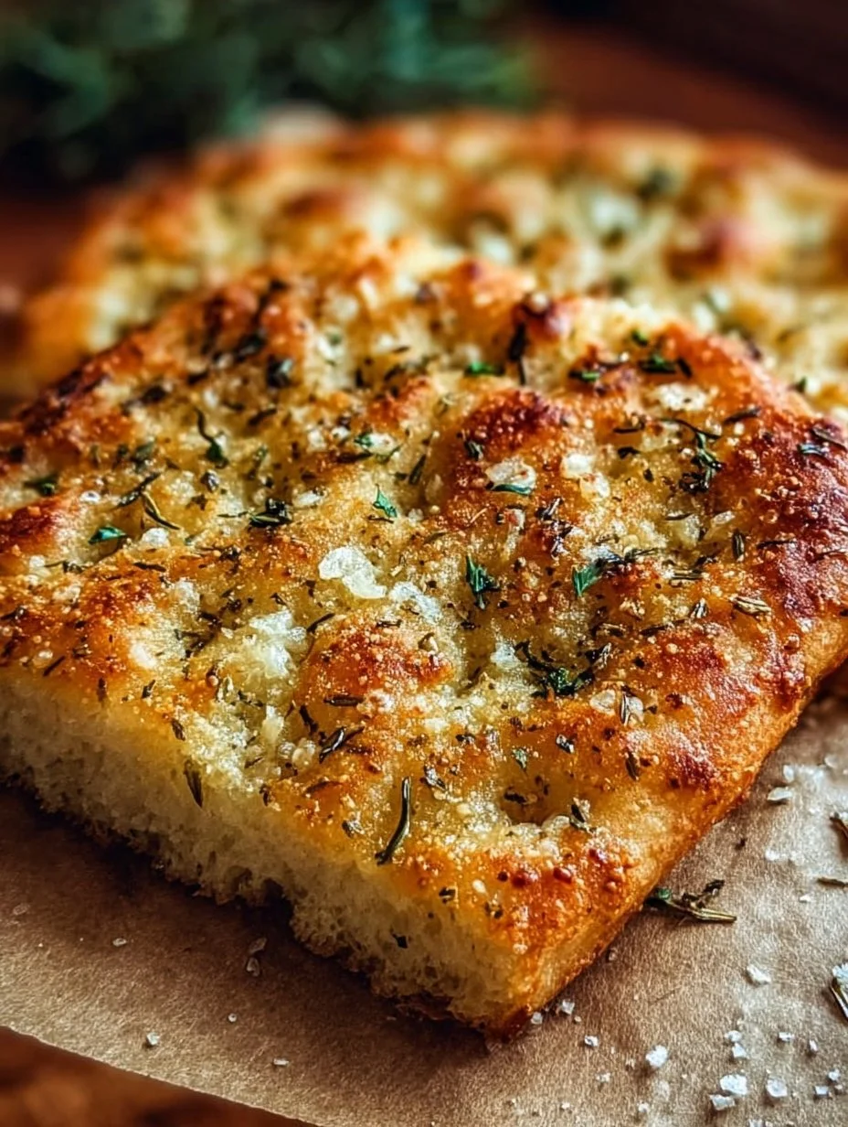 Crispy and Cheesy Garlic Parmesan Focaccia Bread You'll Love