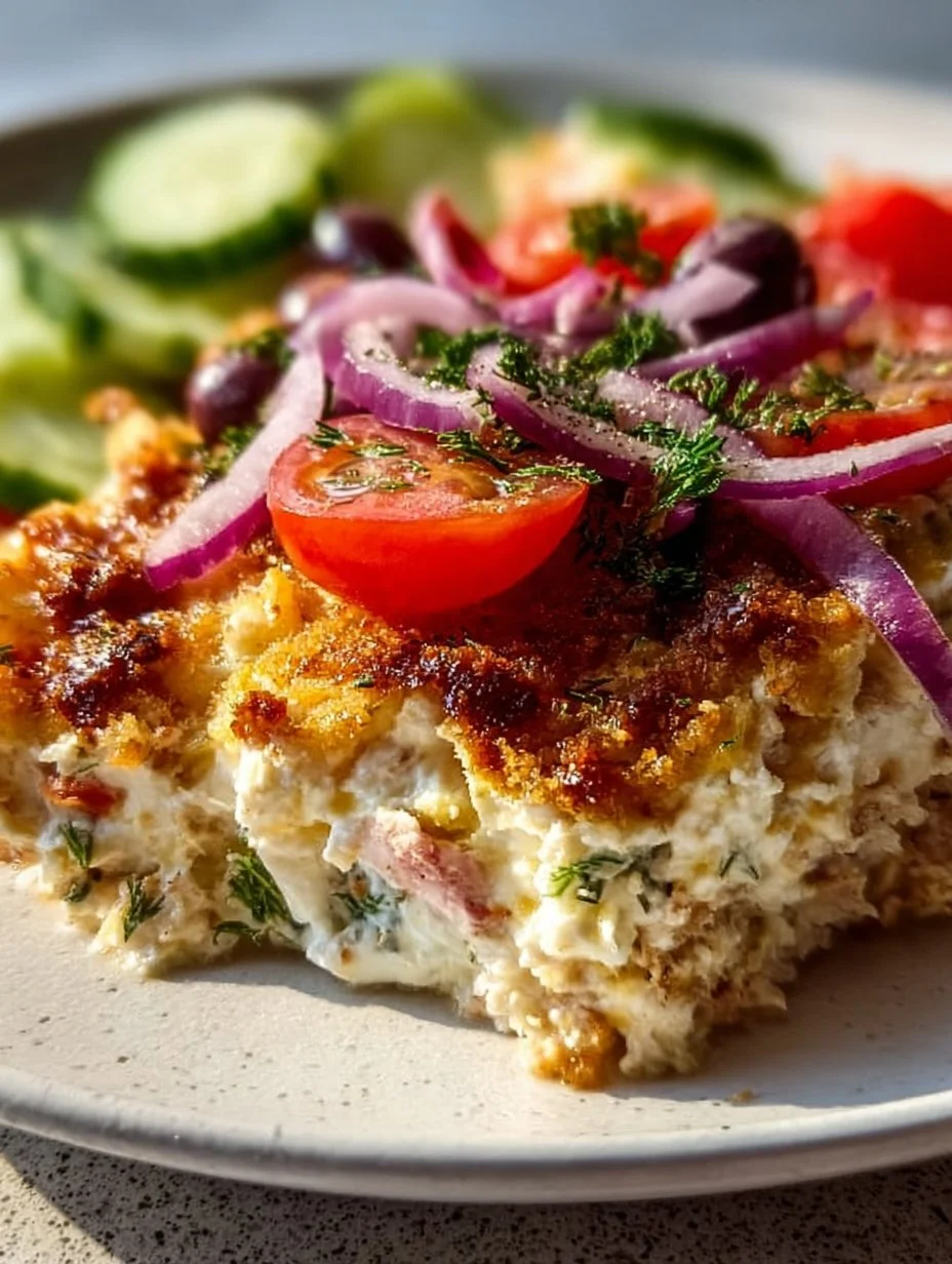 Dump-and-Bake Chicken Tzatziki Casserole