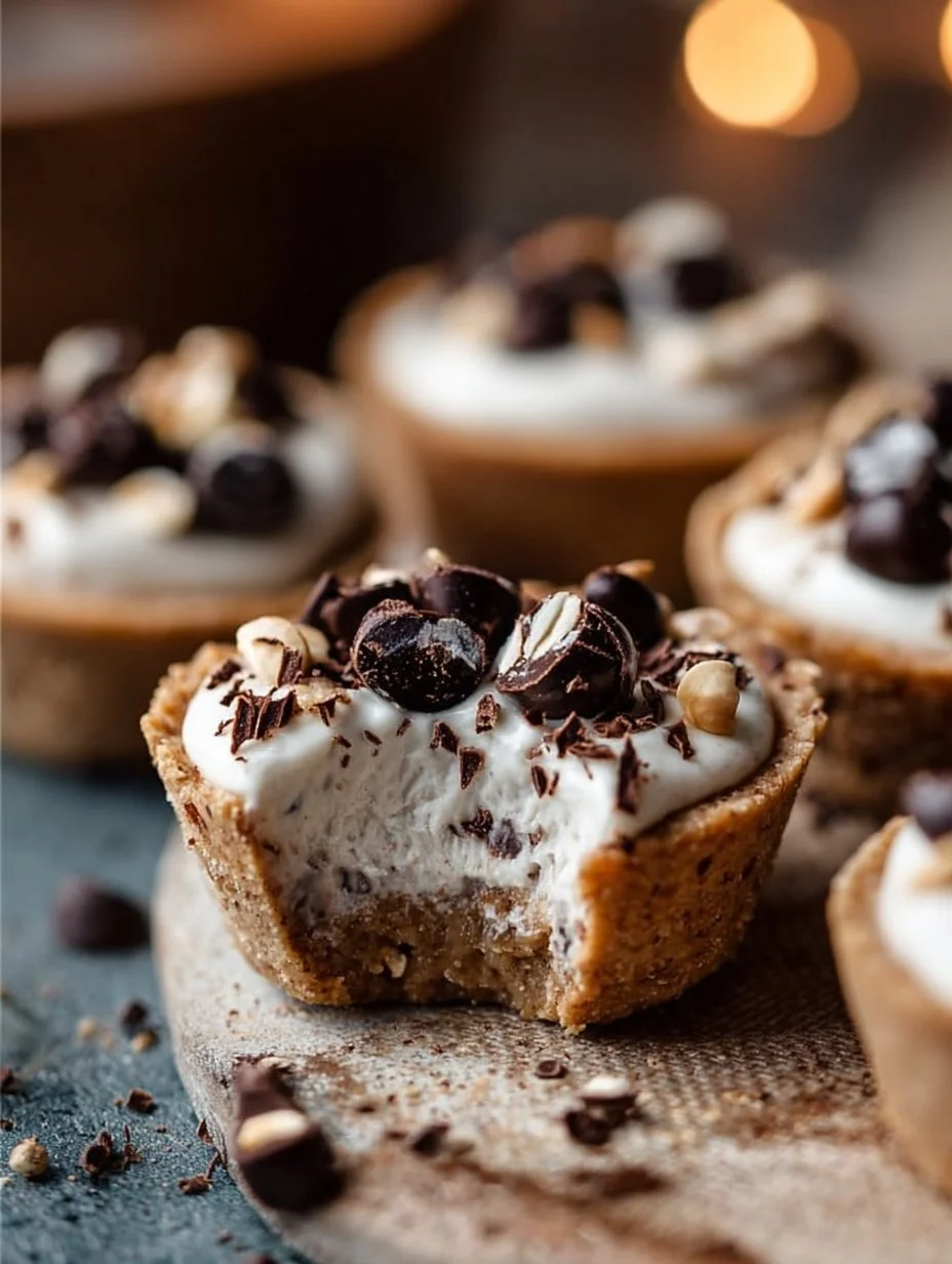 Easy Protein Cookie Dough Cups with Greek Yogurt