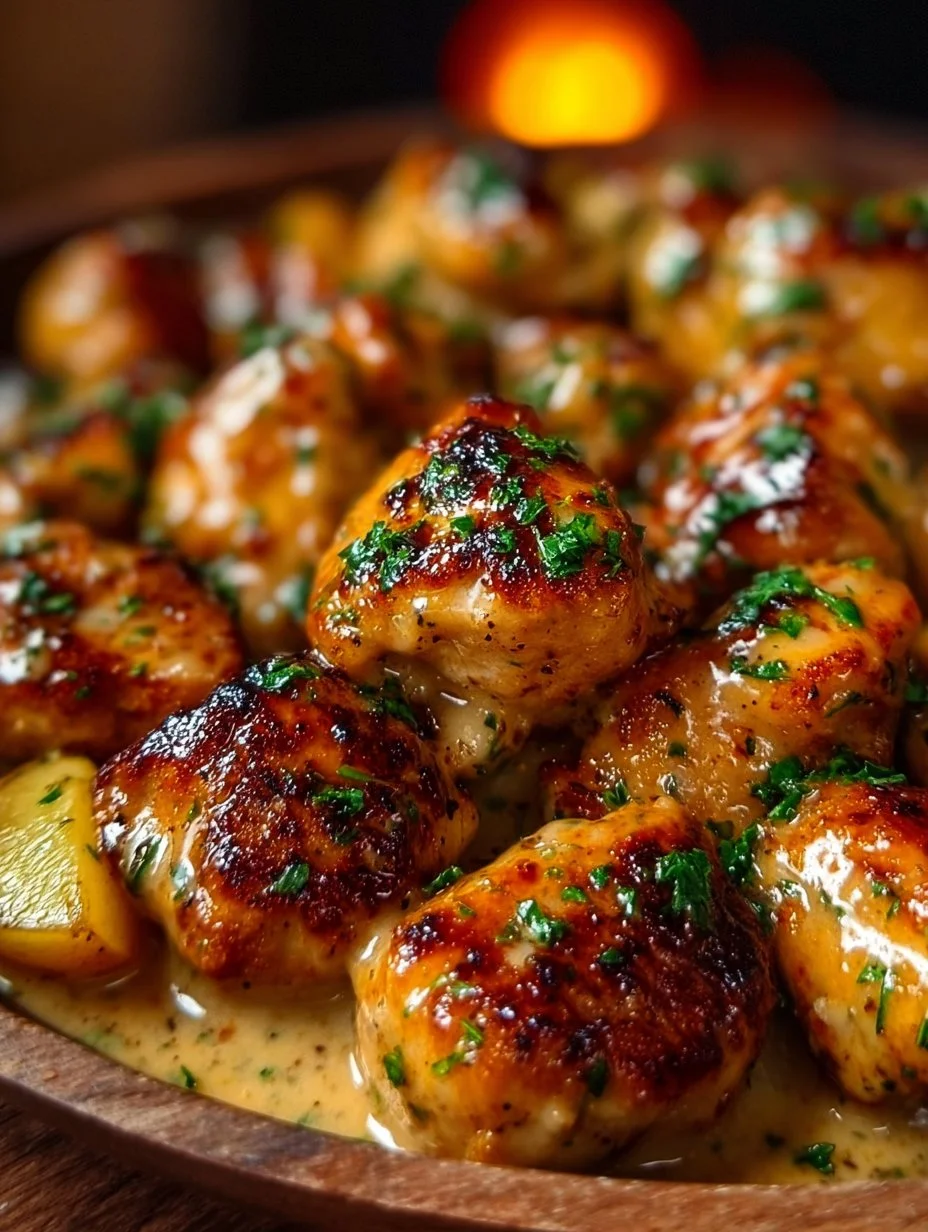 Garlic Butter Chicken Bites